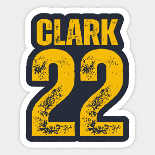 22 - Caitlin Clark backprint Sticker